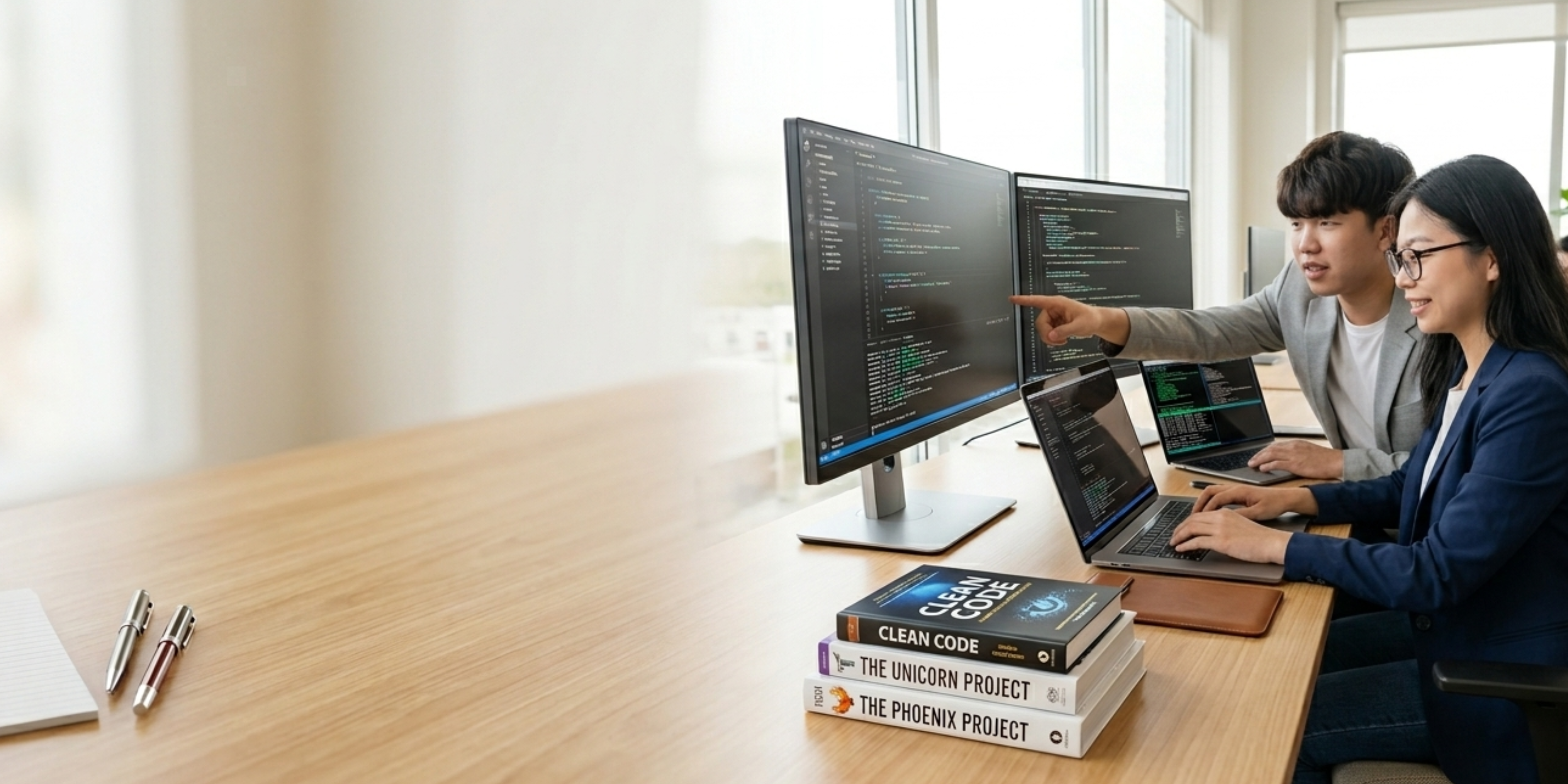 Picky Team working in office